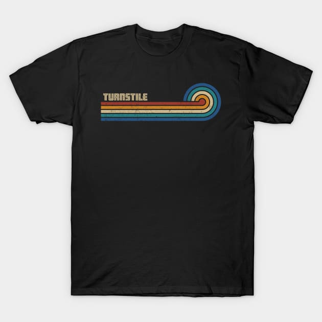 Turnstile  - Retro Sunset T-Shirt by Arestration